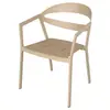 Silla de Ratán Silla de Respaldo para Ocio en el Patio Silla Tejida de Ratán para Balcón Exterior Muebles Tejidos de Ratán Grandes y Planos para Terraza de Villa
