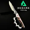 Periférico del Juego Delta Force Aleación Creed Mercy Cuchillo Mariposa Retráctil Bidireccional Modelo de Arma Polaris
