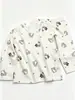 Ropa de Otoño para Niños Pantalones de Otoño Estilo Delgado Primavera y Otoño Unisex Bebé Conjunto de Ropa Interior de Algodón Puro Pijama Cálido de Lycra Sin Costuras