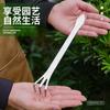 Rastrillo Seiko Bonsái para el Hogar de Acero Inoxidable Engrosado Rastrillo de Mano Cuchillos de Presión de Doble Cabeza Herramienta Hecha a Mano para Hacer Bonsái