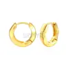 Pendiente de Oreja con Diseño Irregular de Cara Martillada Retro Francés Transfronterizo Moda Simple Elegante Pendiente de Oreja Versátil para Mujer