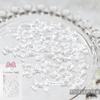 Moño de Uñas Perlado Blanco Lazo Simple Resina Joyería para Uñas Estilo Japonés Mariposa Tridimensional Cinta 30 Piezas