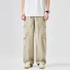 Feng She Roupa Masculina / Chegada Nova Primavera 2026 OOTD Roupa de Trabalho Tendência Versátil Solta Verde Claro Calça Casual de Perna Curva