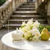 Velas aromáticas de macarrón como recuerdos de boda, regalos creativos de cumpleaños, decoraciones caseras de cera de soja hechas a mano