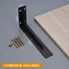Suporte Espesso Pesado em L, Estrutura de Suporte Triangular Preto e Branco, Mesa de Parede, Gabinete de TV Suspenso, Prateleira de Suporte