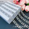 Nueva cadena decorativa de aleación de diamante accesorios para collar diy bolsa de joyería decoración de tirante para ropa venta al por mayor