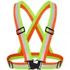 Productos Exteriores Transfronterizos Correa Elástica Reflectante Carrera Nocturna Montar Traje Reflectante Chaleco de Seguridad Reflectante Ajustable