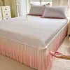 Nueva Clase A Pe Enfriamiento Hielo Seda Esterilla Falda de Cama Verano Hielo Frijol Enfriamiento Esterilla Juego de Tres Piezas Lavable a Máquina Esterilla de Aire Acondicionado
