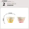 Conjunto de Jantar Cerâmico Doméstico Estilo Minimalista: Pratos, Hashis, Colheres, Tigelas de Sopa, Tigelas de Arroz Coloridas por Baixo do Esmalte, Tigelas Cerâmicas