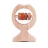 Sonaja de madera para bebé recién nacido transfronteriza de Amazon, campana de cuna, campana para agarrar con la mano, juguete relajante, lote de madera para jugar, entrega