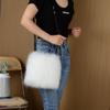 Bolsa de Pelúcia de Pele Sintética para Comércio Exterior 2024, Mini Bolsa Transversal de Pele Pequena e Fashion por Atacado Dropshipping Transfronteiriço