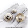 Botones Decorativos Cos Clothing 15-25 mm Botones Metálicos con Patrón de Equitación Moda Otoño e Invierno Botones de Aleación