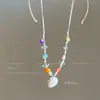Collar Colgante de Perlas para Mujer Accesorios de Lujo Ligero de Alta Gama Cadena para Clavícula de Nicho Nuevo Estilo Caliente Verano 2026