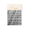 Tomoni fino resistente nail art adesivos explosões japonês ins Wind 5D adesivos de unhas preto e branco rosa nail art jóias atacado