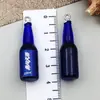 Simulación DIY Botella de Vino Mini Accesorios de Joyería de Resina Cerveza Botella Pequeña Llavero Colgante Collar Pendientes Colgante
