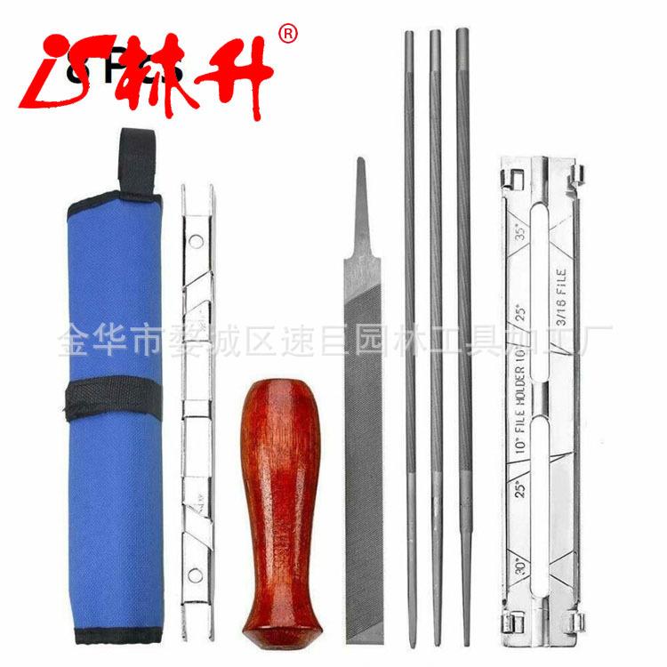 8 件装链锯磨具文件套件导杆深度计工具套装