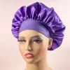 Venda Quente da Amazon Bandana de Cor Sólida de Aba Larga Alta Elasticidade Touca de Dormir para Adultos Cuidados com o Cabelo Beleza Touca de Banho Touca para Quimioterapia