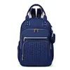 Mochila rosa para mamãe, bolsa multifuncional para mãe e bebê, bolsa térmica para mamadeiras de grande capacidade, bolsa portátil para mamãe para passeios