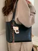 Bolso de Mano Retro Maillard Gran Capacidad Más Vendido para Mujer Bolso de Hombro Versátil Bolso de Mano Simple de Moda para el Trabajo