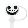 Venta Caliente Nueva Serie de Halloween Dibujos Animados Lindos Tapón de Polvo para Popote de Silicona Cubierta para Popote de 8-10 mm En Stock