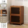 Estantería de suelo con puertas, estante de almacenamiento, uso doméstico simple, multicapa, armario de almacenamiento para sala de estar, hueco estrecho, almacenamiento de apoyo a la pared