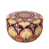 Estilo Étnico Hierro Pequeño Redondo Tarro Vela Aromaterapia Caja de Almacenamiento Estilo Exótico Adornos Decorativos Tarro Contenedor Pintado Impreso