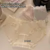 Calcinha de Renda Feminina Sem Costura com Fenda Alta 10A Forro Antibacteriano Puro Desejo Sexy que Abraça o Quadril Novo Estilo Calcinhas para Meninas