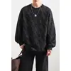 Moletom Tie-Dye Americano Masculino Outono/Inverno Estilo Hong Kong High Street Malandro Legal Jovem Solto Casual Gola Redonda Top Tendência