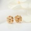 Accesorios de joyería DIY, chapado en cobre puro, oro de 14 quilates, pulsera de flores, collar de cuentas, espaciador, accesorios, venta directa de fábrica