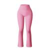 Pantalones Deportivos Acampanados de Pierna Ancha de Hilo Continuo de Cintura Alta Ajustados Adelgazantes Levanta Glúteos Pantalones de Fitness Ropa de Yoga