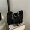 Bolsa Grande Transfronteiriça para Mulheres 2025 Novo Estilo Coreano Simples Bolsa de Ombro para o Dia a Dia com Bolsa Tote Elegante de Nicho