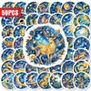 Sourcing Direto Transfronteiriço 50 Folhas Adesivos de Céu Estrelado Sonhador Animais Míticos para Decoração de Diário Caderno Garrafa de Água Capa de Celular Decalques