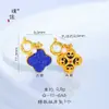 Puzuo Cor Forte Conservação de Cor Dourado Areia Acessórios DIY Incrustados com Cristal Natural Cabacinha Elefante Deus Gato da Sorte Contas para Pulseira com Furo