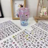 Nuevas pegatinas creativas de HelloKT con forma de hibisco, pegatinas decorativas lindas y de moda de alto valor para decoración casual