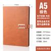 A5 Caderno Personalizado de Negócios de 6 Furos com Folhas Soltas Logotipo Personalizado Papelaria Caderno de Couro para Reunião