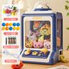 Juguete de Máquina de Garra Infantil Conejito Pequeño Máquina Mini Juguete de Sonido y Luz Pequeños Regalo para Niños y Niñas Divertido Educativo