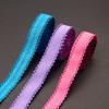 Borda de Renda Dupla Face de 1,2 cm para Roupa Íntima, Roupas, Decoração de Sapatos, Elástico com Dentes Pequenos de Alta Elasticidade