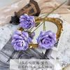 Alto nível artificial flor estrela lua rosa casamento estrada guia arranjo de flores sala estar decoração casamento decoração foto flor falsa