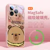 Kapibala es Adecuado para Funda de Teléfono Móvil Apple 16 Dibujos Animados Lindo Iphone16Promax Todo Incluido con Lente Incorporada