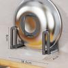 Prateleira de Armazenamento para Cozinha Suporte para Tampa de Panela Grande Montado na Parede Sem Furos Placa de Parede de Armário Tamanho Grande Colocador