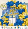 Conjunto de Balões de Aniversário em Espanhol Amazon Transfronteiriço Decoração de Fundo Cortina de Chuva Conjunto de Arco de Balões para Festa