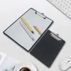 Clip de placa negra A4 plástico bloc de escritura para documentos clip para datos/facturas pedido A5 papelería datos papelería férula