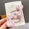 Presilha de Cabelo Bb Infantil Novo Estilo Laço Amarelo Floral para Meninas, Princesas e Bebês, Presilha de Cabelo Bb de Tecido