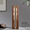 Lanzhai Sol Naciente Arena Negra Sándalo Madera Maciza Regla Sándalo Morado Fino Principiante Caligrafía Especial Regla Creativa Alta