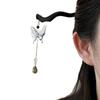 Horquilla de pelo con nudo chino antiguo, caligrafía, mariposa, para mujer, gota de agua, concha de mariposa, borla, horquilla de madera, disco para la parte posterior de la cabeza, horquilla, accesorios para el cabello
