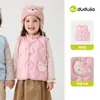Novidades em 28 de setembro, 2 itens com 15% de desconto Colete Quente Infantil Família Dudu Roupas de Inverno Colete para Meninos Inverno Meninas
