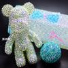 Diamante plano de resina de 2-6 mm para manicura, funda de teléfono, muñeco de oso violento, diamantes adhesivos de color, accesorios de joyería de cristal