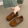 Sapatos Birkenstock Estilo Novo Outono/Inverno 2026 Feitos à Mão Sola Macia Casual para o Dia a Dia Confortáveis de Usar Feitos à Mão Super Estilosos Sola Grossa