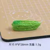 Juguetes de Comida Vegetal Estéreo Simulados Accesorios para Joyería Hechos a Mano DIY Pegamento de Crema Resina Pequeños Accesorios Adornos para Pasadores Materiales
