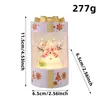 Decoração de Natal Lanterna de Vento com Neve Artificial Cheia de Água Lâmpada Ornamento Caixa de Presente de Cristal Lâmpada de Cristal Pequena Lâmpada a Óleo